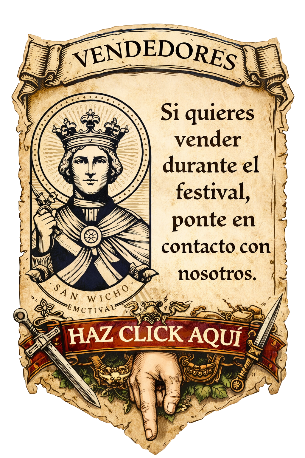 Vendedores — Si quieres vender durante el festival, haz click aquí